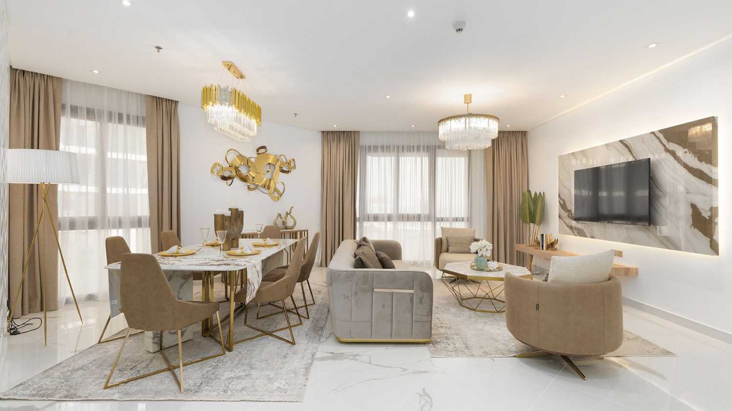 апартаменты с 3-мя спальнями-0-4